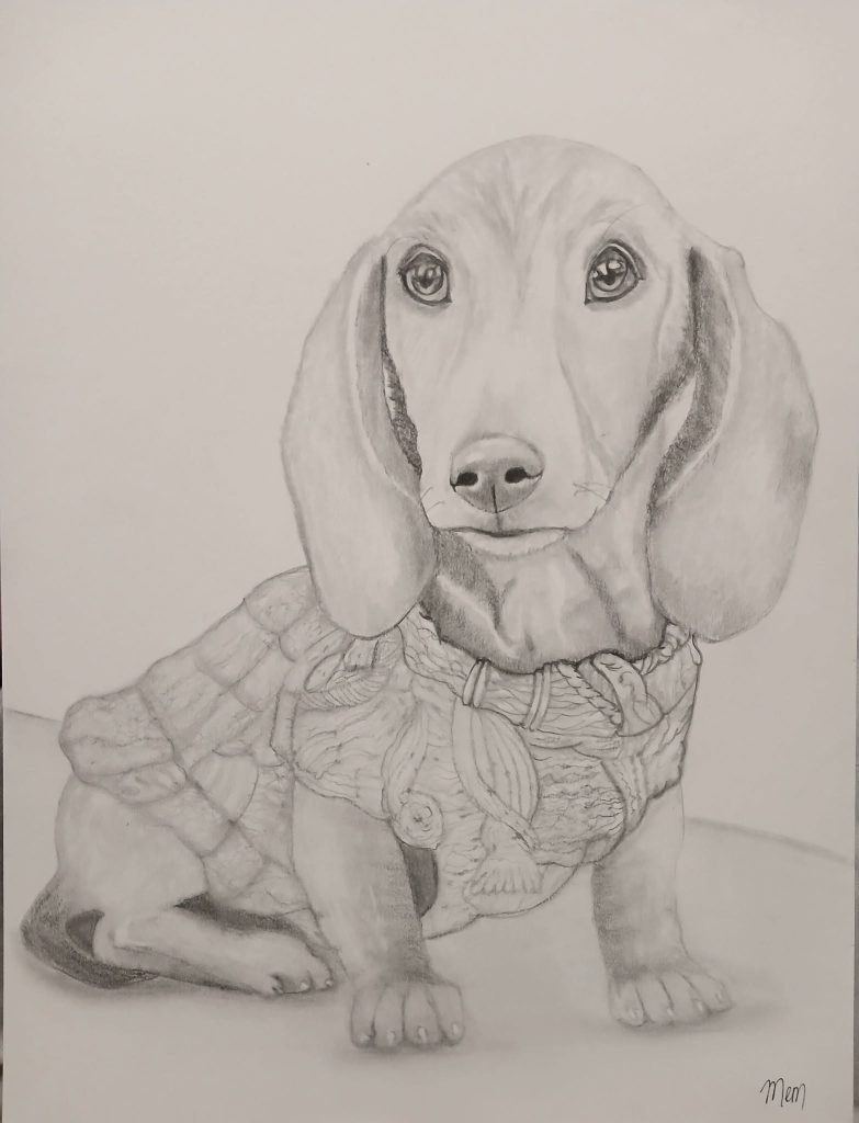 This is Pumpkin... an adorable doggy belonging to the wonderful mom-daughter duo, Carrie Knight and Faith Knight. Both of these ladies have been a tremendous blessing to me!