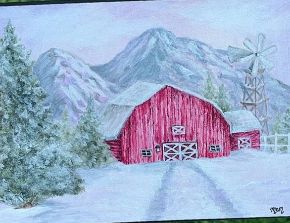 Done in acrylic paint 🎨